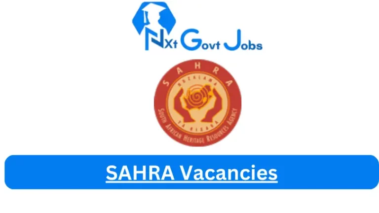 New X1 SAHRA Vacancies 2024 | Apply Now @www.sahra.org.za for Cleaner, Supervisor, Assistant Jobs