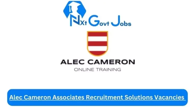New x4 Alec Cameron Associates Recruitment Solutions Vacancies 2024 | Apply Now @www.aleccameron.com for QA Manager, Quality Assurance Officer Jobs