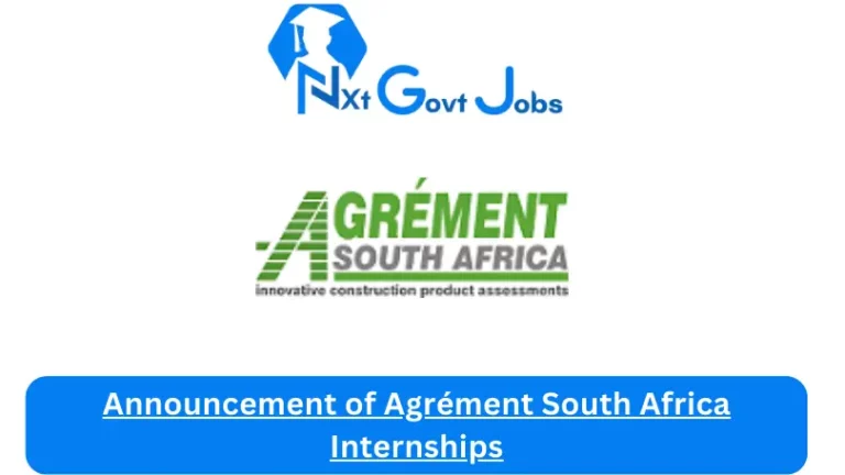 New 3x Agrément South Africa Vacancies 2024 | Apply Now @agrement.co.za for Research and Development Specialist, Technical Group Jobs