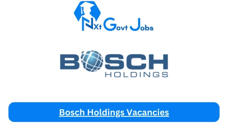 New X3 Bosch Holdings Vacancies 2024 | Apply Now @www.boschholdings.co.za for Lead Engineer Developments, Lead Structural Engineer Jobs