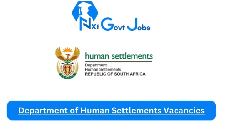 New X1 Department of Human Settlements Vacancies 2024 | Apply Now @www.dhs.gov.za for Cleaner, Supervisor Jobs