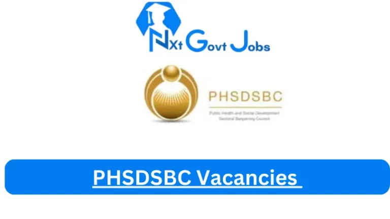 New X1 PHSDSBC Vacancies 2024 | Apply Now @www.phsdsbc.org.za for Supervisor, Admin Jobs
