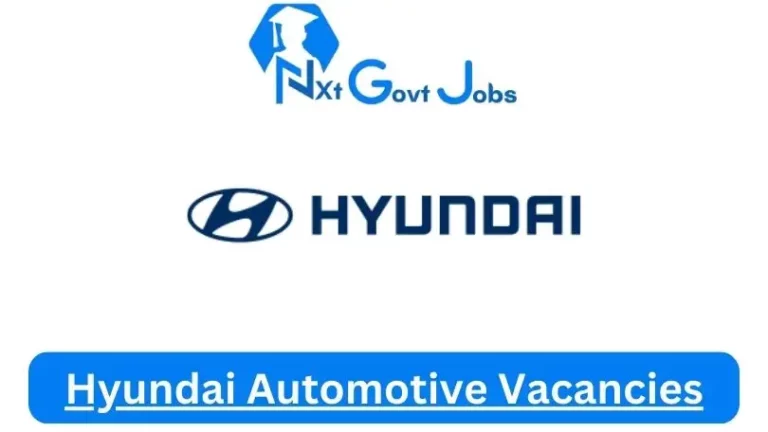 Hyundai Technician vacancies 2024 Apply Online