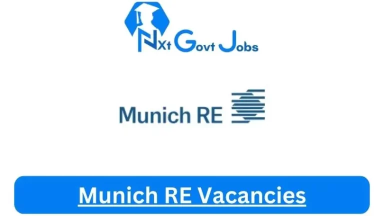 New x1 Munich RE Vacancies 2024 | Apply Now @www.munichre.com for Security Manager, HR Driver, Facilities Admin Jobs