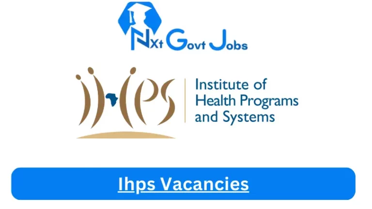 New X1 Ihps Vacancies 2024 | Apply Now @ihps-sa.org for Cleaner, Supervisor, Admin, Assistant Jobs