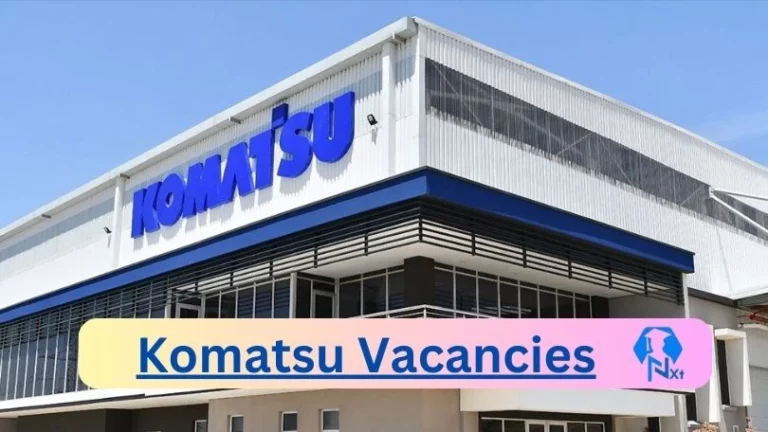 Komatsu Isando vacancies 2024 Apply Online