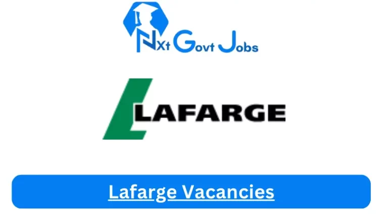 New X1 Lafarge Vacancies 2024 | Apply Now @www.lafarge.co.za for Supervisor, Admin Jobs