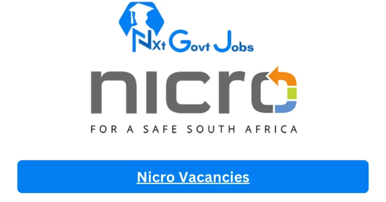 New X1 NICRO Vacancies 2024 | Apply Now @www.nicro.org.za for Cleaner, Assistant Jobs