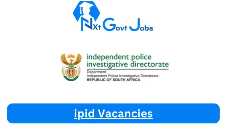 New X1 Ipid Vacancies 2024 | Apply Now @www.ipid.gov.za for Supervisor, Admin, Cleaner Jobs