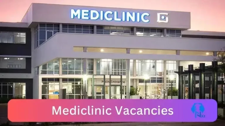 Mediclinic Cleaning Vacancies 2024 Apply Online @www.mediclinic.co.za