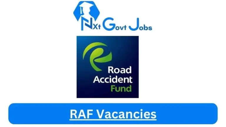 RAF Clerk vacancies 2024 Apply Online @www.raf.co.za