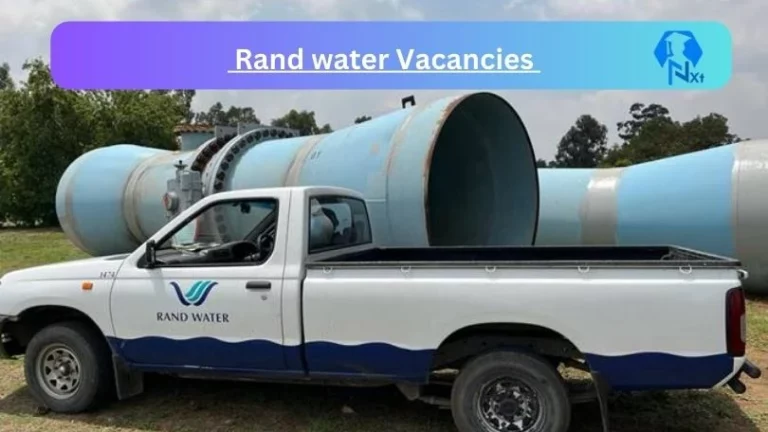 Rand Water Customer Service Vacancies 2024 Apply Online @randwater.erecruit.co