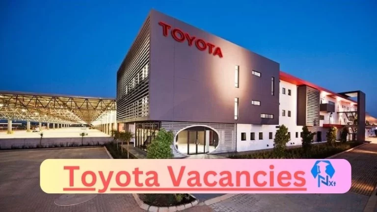 Toyota Marketing vacancies 2024 Apply Online @www.toyota.co.za