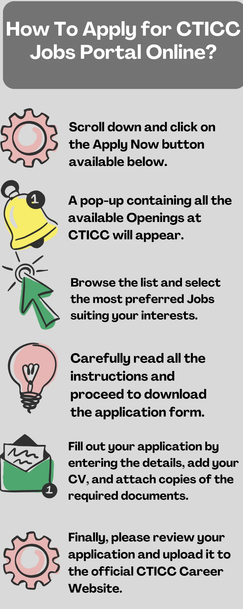 How To Apply for CTICC Jobs Portal Online?