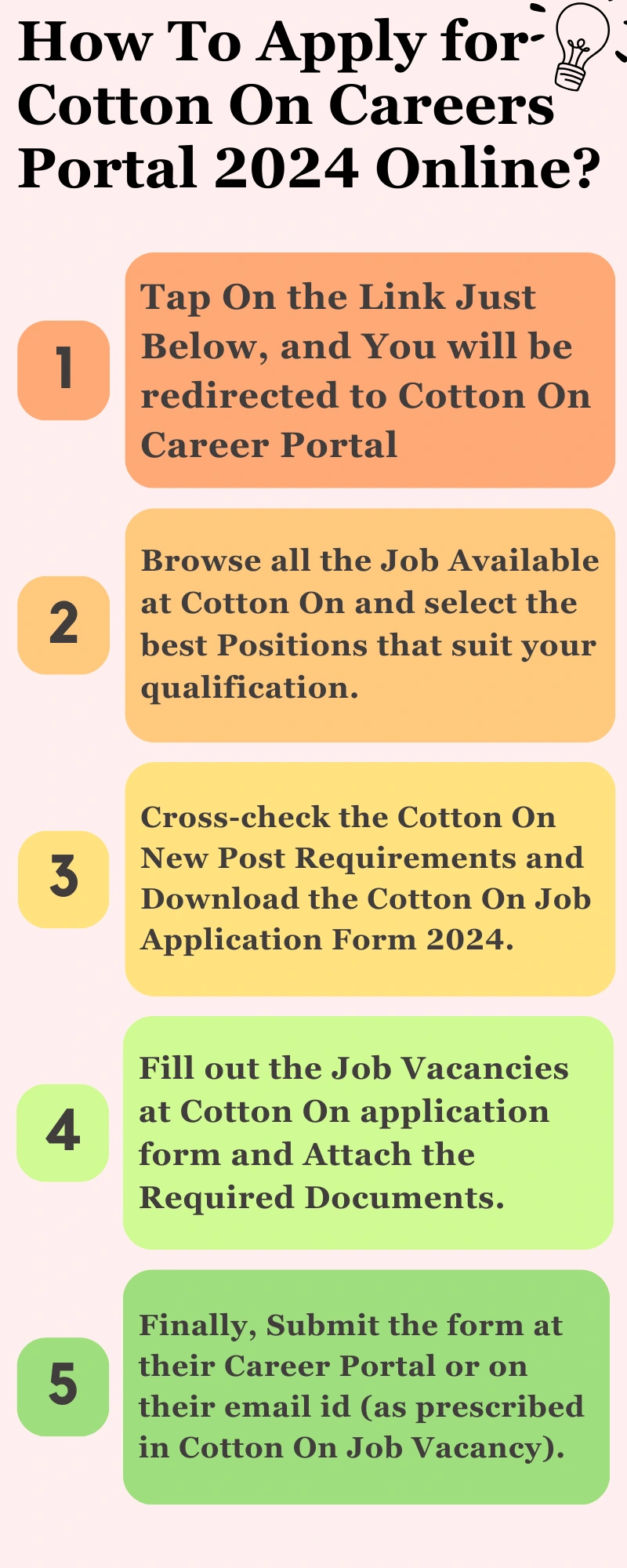 How To Apply for Cotton On Careers Portal 2024 Online?