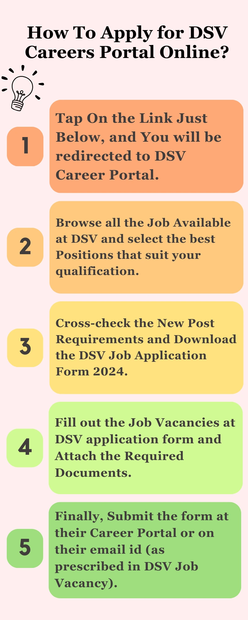 How To Apply for DSV Careers Portal Online?