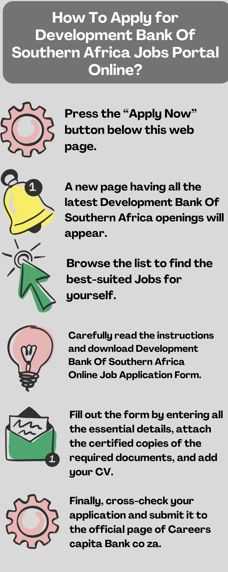 How To Apply for Development Bank Of Southern Africa Jobs Portal Online? 