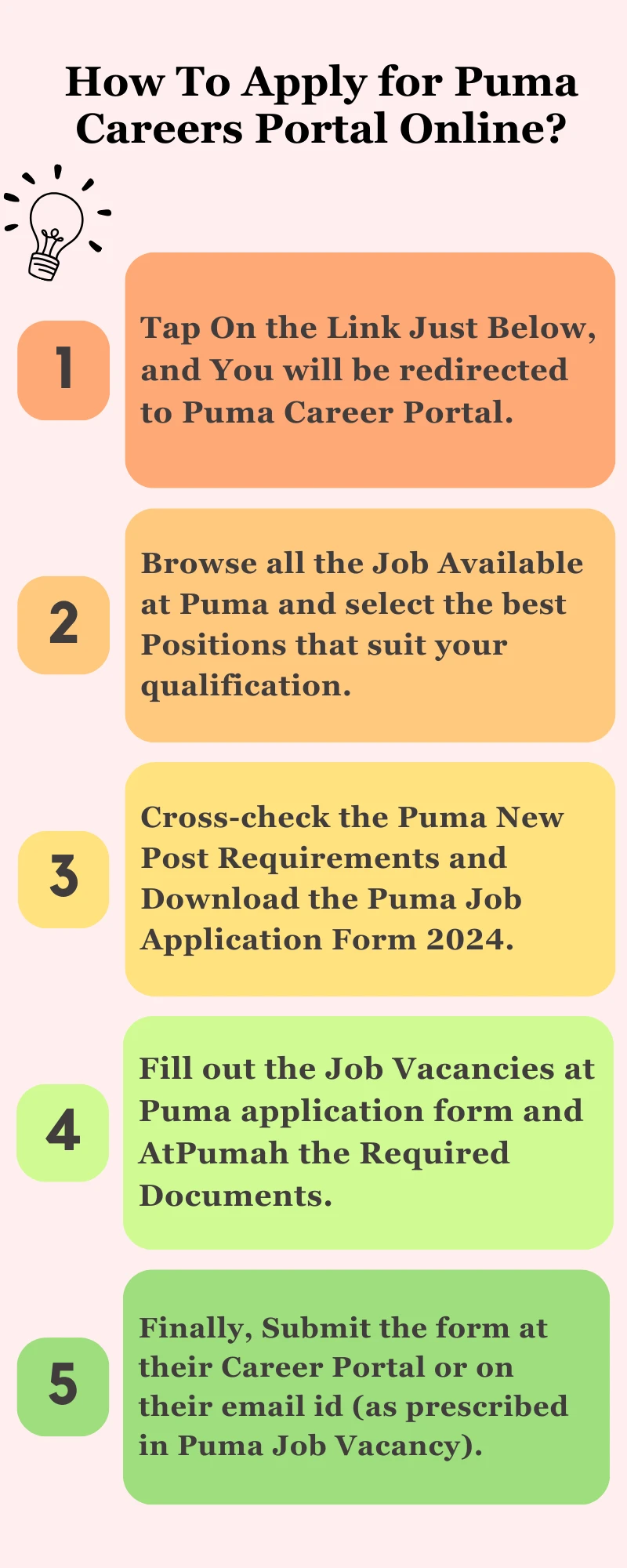 How To Apply for Puma Careers Portal Online?